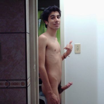 Slim Guy Naked In His Room