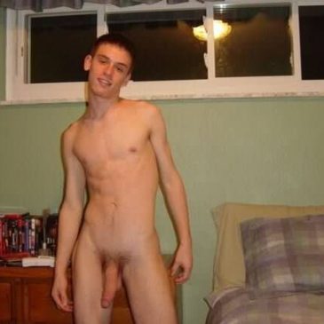 Slim Guy Hot Naked In His Cozy Room