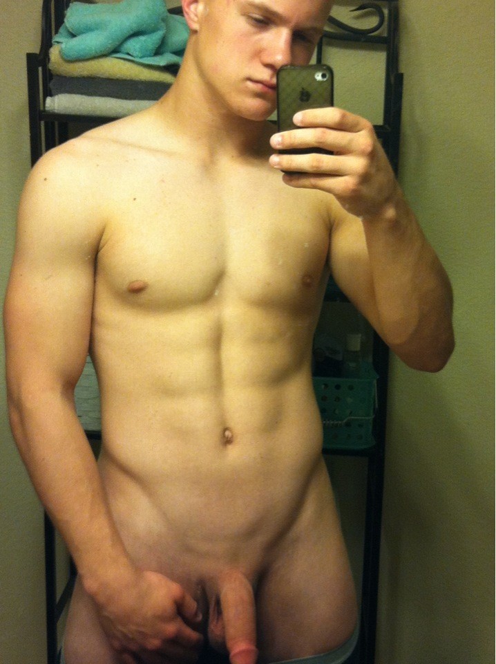 Muscle Boy Posing Naked