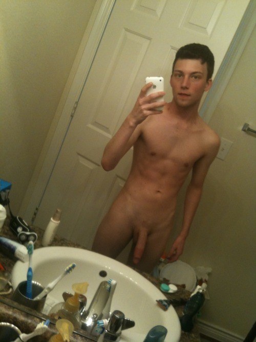 Nude Boy With Phone Cam Taking Self Pics