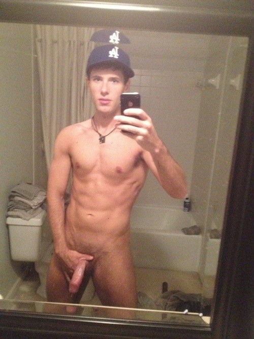 Boy In Caps Showing His Cock